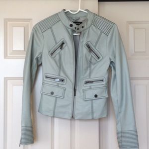 Faux leather jacket
